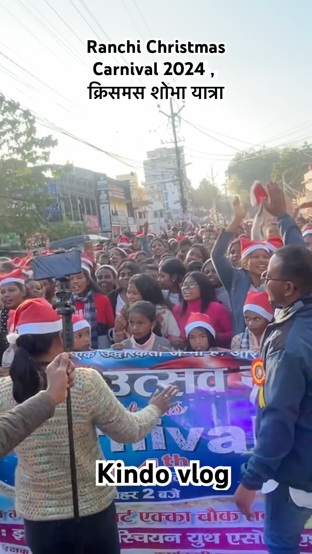 Ranchi Christmas Carnival 2024 , क्रिसमस शोभा यात्रा/video65